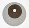 Walls Wall Decor Ideas - 1" x 19" x 19" Brown & Gray, Round, Double Layer, Ribbed - Wall Decor HomeRoots