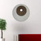 Walls Wall Decor Ideas - 1" x 19" x 19" Brown & Gray, Round, Double Layer, Ribbed - Wall Decor HomeRoots