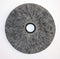 Walls Wall Decor Ideas - 1" x 20" x 20" Gray, Sandstone, Ribbed Round, Middle Hole - Wall Decor HomeRoots