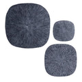 Walls Wall Decor Ideas - 1" x 20" x 20" Gray, Sandstone, Ribbed Square - Wall Decor HomeRoots