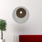 Walls Wall Decor Ideas - 1" x 26" x 26" Brown & Gray, Round, Double Layer Ribbed - Wall Decor HomeRoots