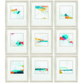 Walls Wall Frame Decor - 14" X 16" Champagne Gold Color Frame Atmospheric (Set of 9) HomeRoots