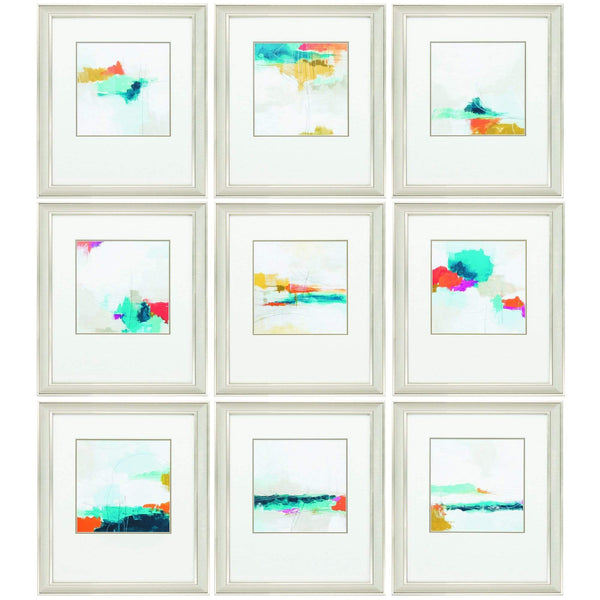 Walls Wall Frame Decor - 14" X 16" Champagne Gold Color Frame Atmospheric (Set of 9) HomeRoots