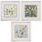Walls Wall Frame Decor - 20" X 20" Champagne Gold Color Frame Majestic Leaves (Set of 3) HomeRoots