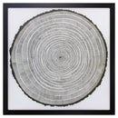 Walls Wall Frame Decor - 26" X 26" Dark Wood Toned Frame Tree Theory HomeRoots