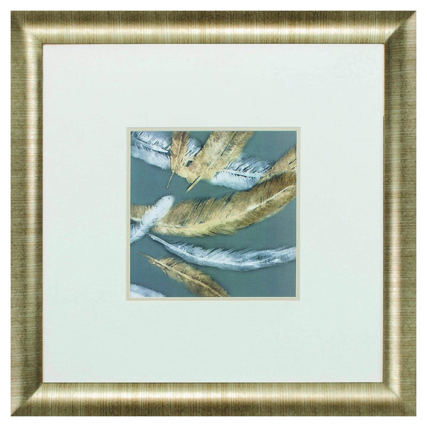 Walls Wall Frame Decor - 28" X 28" Gold Frame Icarus II HomeRoots