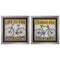 Walls Wall Picture Frames - 24" X 24" Silver Frame Joy Ride (Set of 2) HomeRoots