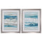 Walls Wall Picture Frames - 26" X 32" Silver Frame At The Shore (Set of 2) HomeRoots