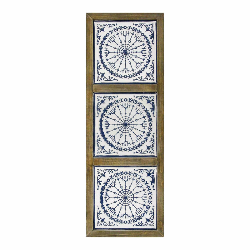 Walls Wood Wall Decor - 12.25" X 1" X 34.5" Multi Metal Mdf With Wood Veneer Wall Decor HomeRoots