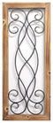 Walls Wood Wall Decor - 14" X 1" X 34" Natural Wood Scroll Panel Wall Decor HomeRoots
