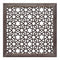 Walls Wood Wall Decor - 16" X 1" X 16" 1Pc Espresso Wood Framed Laser-Cut Wall Decor HomeRoots