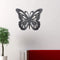 Walls Wood Wall Decor - 18.5" x 23.25" x 4.25" Black, Rustic, Butterfly, Wooden - Wall Decor HomeRoots