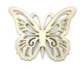 Walls Wood Wall Decor - 18.5" x 23" x 4" Light Yellow, Rustic Butterfly, Wooden - Wall Decor HomeRoots