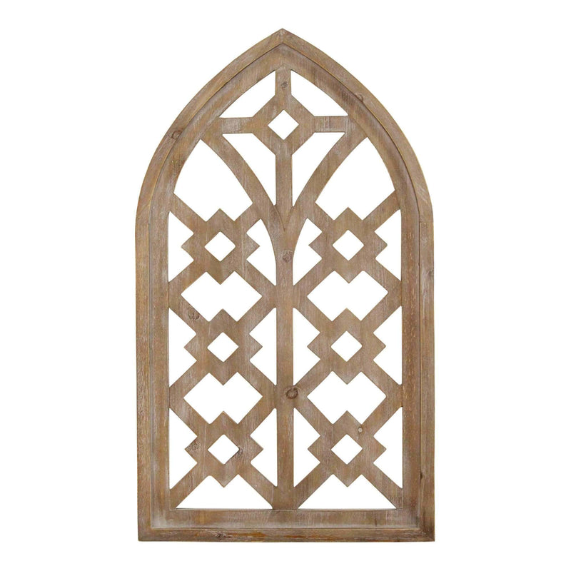 Walls Wood Wall Decor - 21.5" X 1.25" X 38" Oak Wood Mdf With Wood Veneer Wall Decor HomeRoots