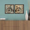 Walls Wood Wall Decor - 32" X 1.38" X 16" Multi-color 2Pcs Rustic Bicycle Wall Decor HomeRoots