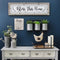 Walls Wood Wall Decor - 35.63" X 0.07" X 10.83" Bless This Home Framed Enamel Sign Wall Decor HomeRoots
