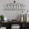 Walls Wood Wall Decor - 38.98" X 0.79" X 16.14" Galvanized Family Wall Sign HomeRoots