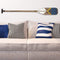 Walls Wood Wall Decor - 8" X 1.75" X 60" Natural Wood Nautical Oar Wall Decor HomeRoots