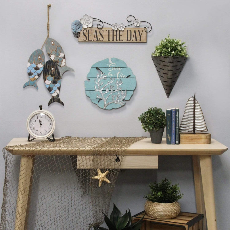 Walls Wood Wall Decor - Seas the Day Wall Decor HomeRoots