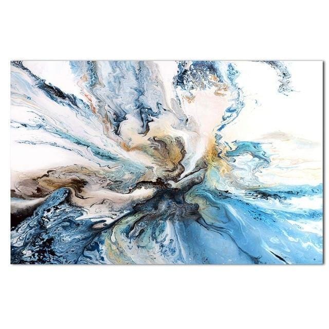 WANGART Colorful Ocean Large Abstract Poster Canvas Art Landscape Oil Painting Wall Pictures For Living Room Modern no frame-20x30cm no frame-jy0834-JadeMoghul Inc.