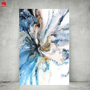 WANGART Colorful Ocean Large Abstract Poster Canvas Art Landscape Oil Painting Wall Pictures For Living Room Modern no frame-20x30cm no frame-jy0834-JadeMoghul Inc.