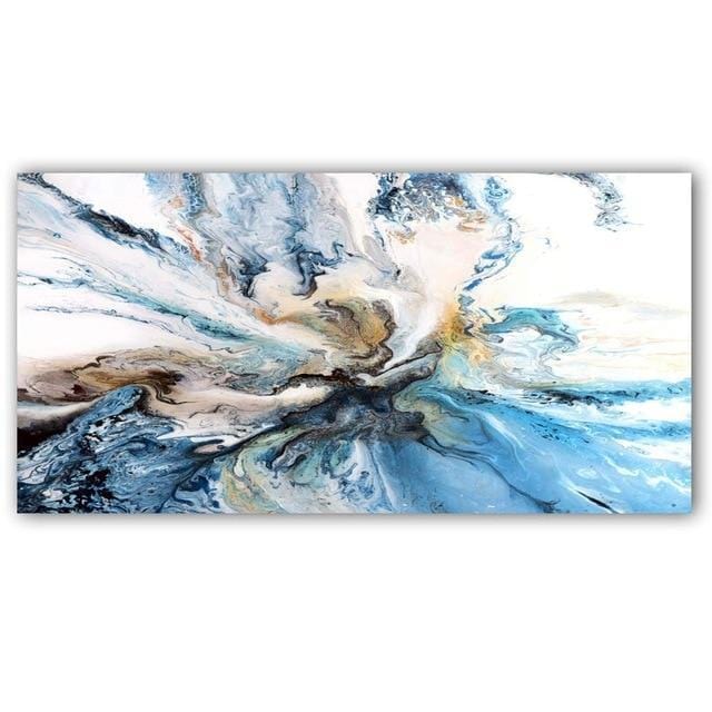 WANGART Colorful Ocean Large Abstract Poster Canvas Art Landscape Oil Painting Wall Pictures For Living Room Modern no frame-20x30cm no frame-jy0835-JadeMoghul Inc.
