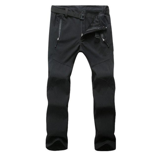 Warm Fleece Casual Fit Thermal Pants-Black-S-JadeMoghul Inc.