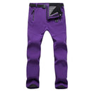 Warm Fleece Casual Fit Thermal Pants-Purple-S-JadeMoghul Inc.
