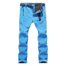 Warm Fleece Casual Fit Thermal Pants-Sky Blue-S-JadeMoghul Inc.