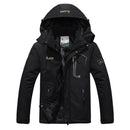 Warm Outwear Winter Jacket For Men / Windproof Hooded Jacket-Black-L-JadeMoghul Inc.