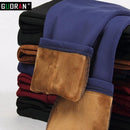 warm Soft Fleece Lined Winter Pants-Black no velvet-S-JadeMoghul Inc.