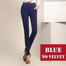 warm Soft Fleece Lined Winter Pants-Blue no velvet-S-JadeMoghul Inc.