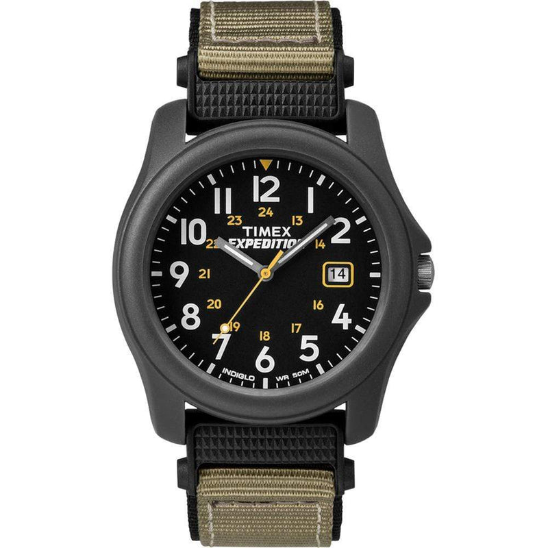 Watches Timex Expedition Camper Nylon Strap Watch - Black [T42571JV] Timex