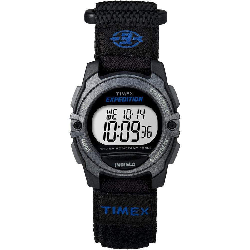 Watches Timex Expedition Digital Core Fast Strap - Black/Blue [TW4B02400JV] Timex