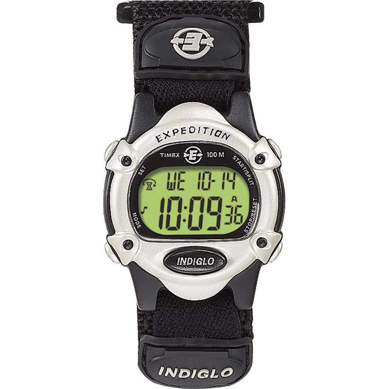Watches Timex Expedition Womens Chrono Alarm Timer - Silver/Black [T47852] Timex