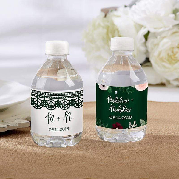 Water Bottle Labels Personalized Romantic Garden Water Bottle Labels - Lace & Floral Designs(24 Pcs) Kate Aspen