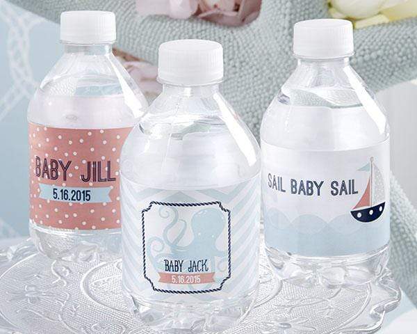 Water Bottle Labels Personalized Water Bottle Labels - Kate's Nautical Baby Collection(24 Pcs) Kate Aspen