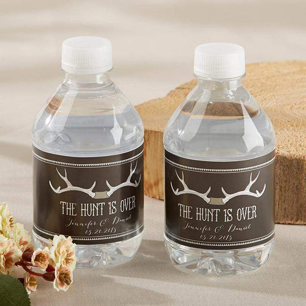 Water Bottle Labels Personalized Water Bottle Labels  - The Hunt Is Over(24 Pcs) Kate Aspen