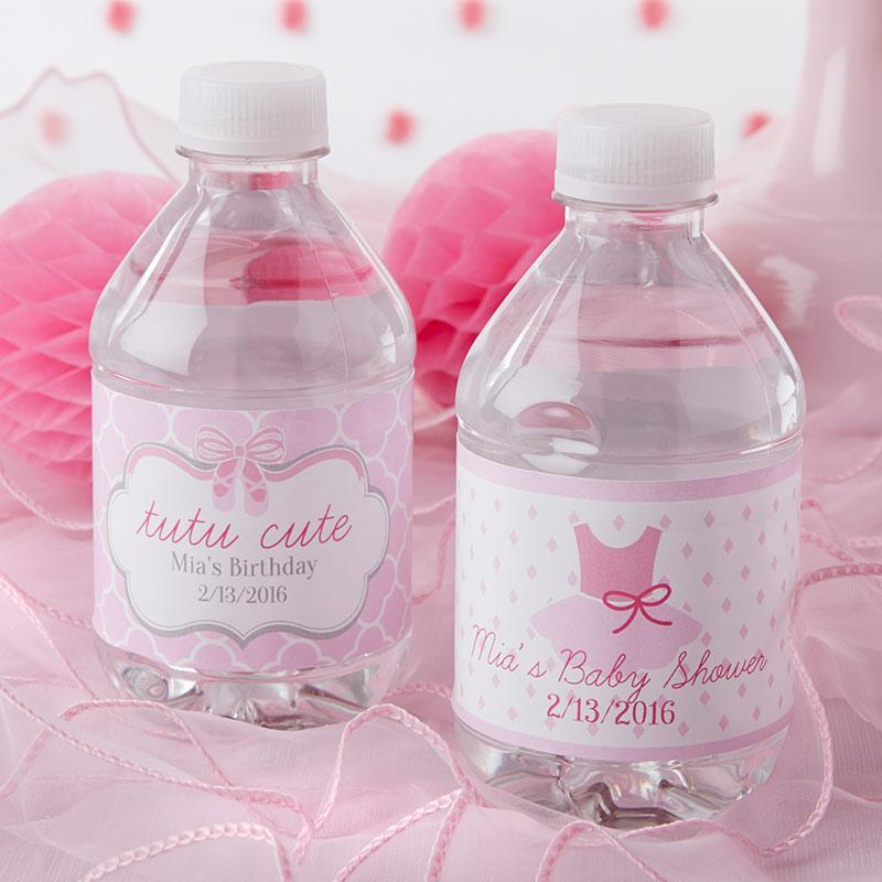 Water Bottle Labels Personalized Water Bottle Labels - Tutu Cute(24 Pcs) Kate Aspen