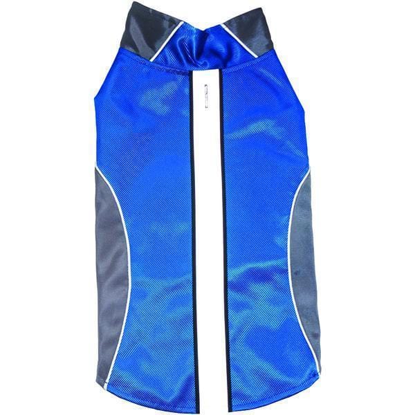 Water-Resistant Dog Raincoat with Reflective Stripes, Blue (Small)-Pet Supplies-JadeMoghul Inc.