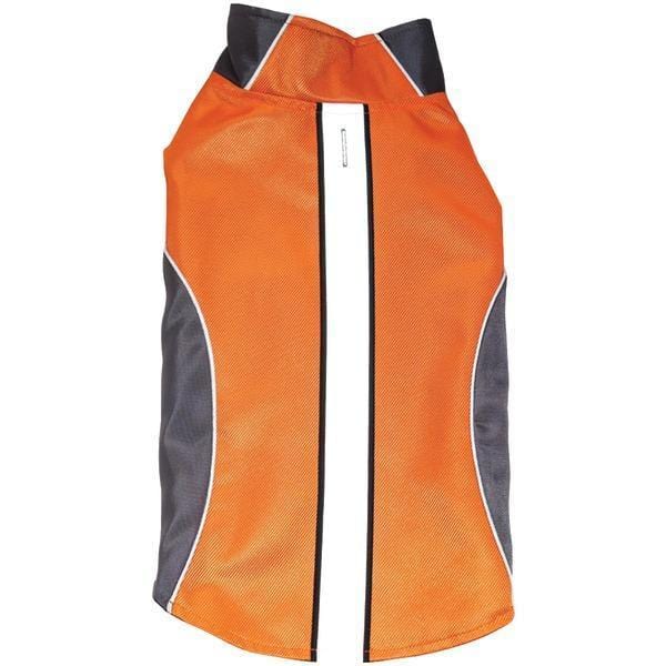 Water-Resistant Dog Raincoat with Reflective Stripes, Orange (Medium)-Pet Supplies-JadeMoghul Inc.