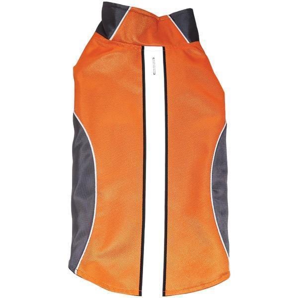 Water-Resistant Dog Raincoat with Reflective Stripes, Orange (Small)-Pet Supplies-JadeMoghul Inc.