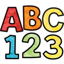 WATERCOLOR 4IN EZ LETTERS CELEBRATE-Learning Materials-JadeMoghul Inc.