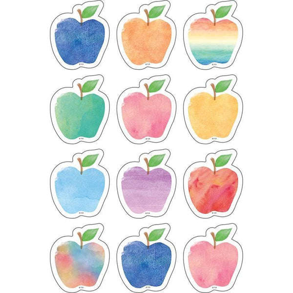 WATERCOLOR APPLES MINI ACCENTS-Learning Materials-JadeMoghul Inc.