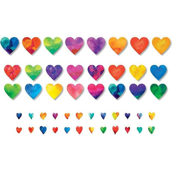 WATERCOLOR HEARTS ACCENTS-Learning Materials-JadeMoghul Inc.