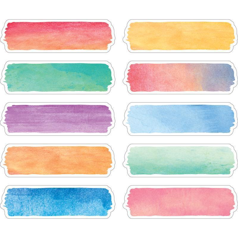 WATERCOLOR LABELS-Learning Materials-JadeMoghul Inc.
