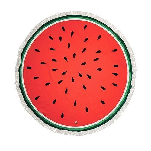 Watermelon Round Beach Towel (Pack of 1)-Personalized Gifts For Kids-JadeMoghul Inc.