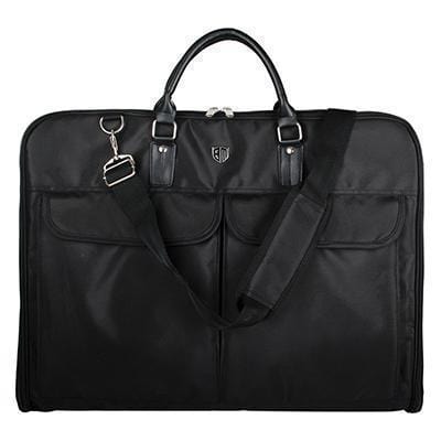 Waterproof Black Nylon Garment Bag With Handle / Lightweight Suit Bag-Black-China-JadeMoghul Inc.