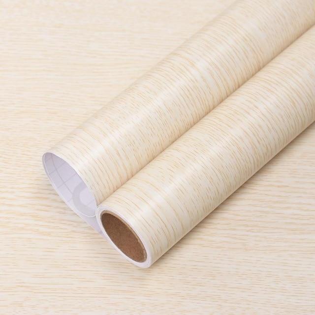 Waterproof Self-adhesive Wood Grain Wallpaper Film Kitchen Cabinet Bedroom Wardrobe Furniture Desktop Renovation Stickers Decor JadeMoghul Inc. 