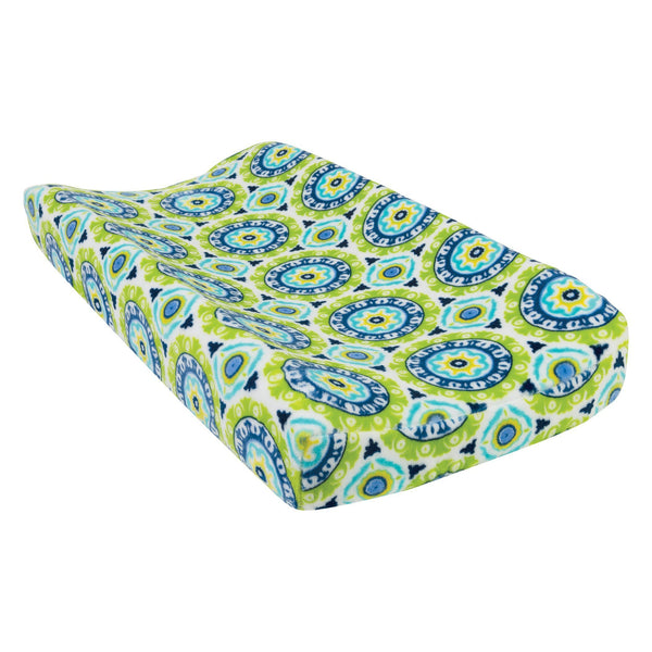 Waverly Solar Flair Plush Changing Pad Cover-W-SLR FLR-JadeMoghul Inc.